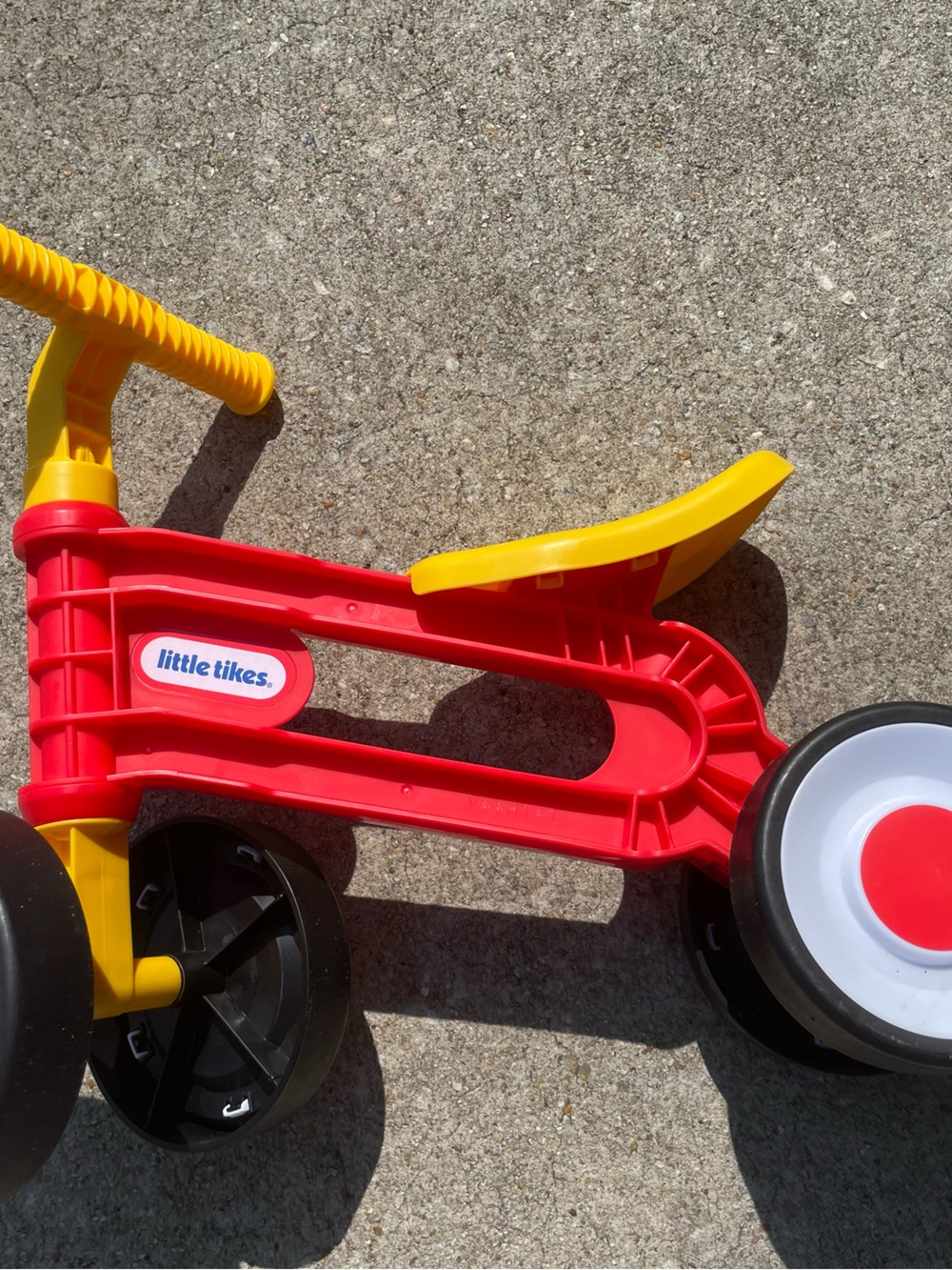 Red and Yellow Toddler Ride-On Trike